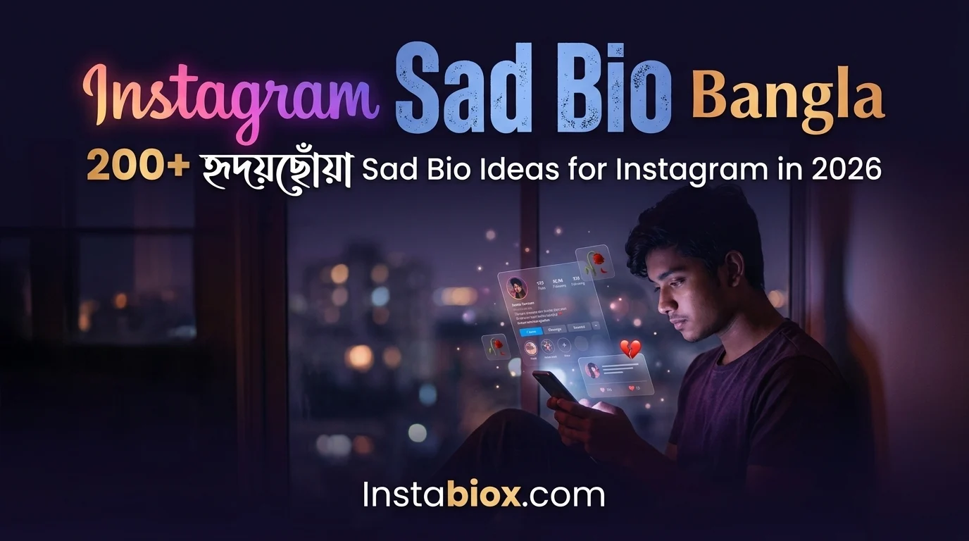 Instagram Sad Bio Bangla